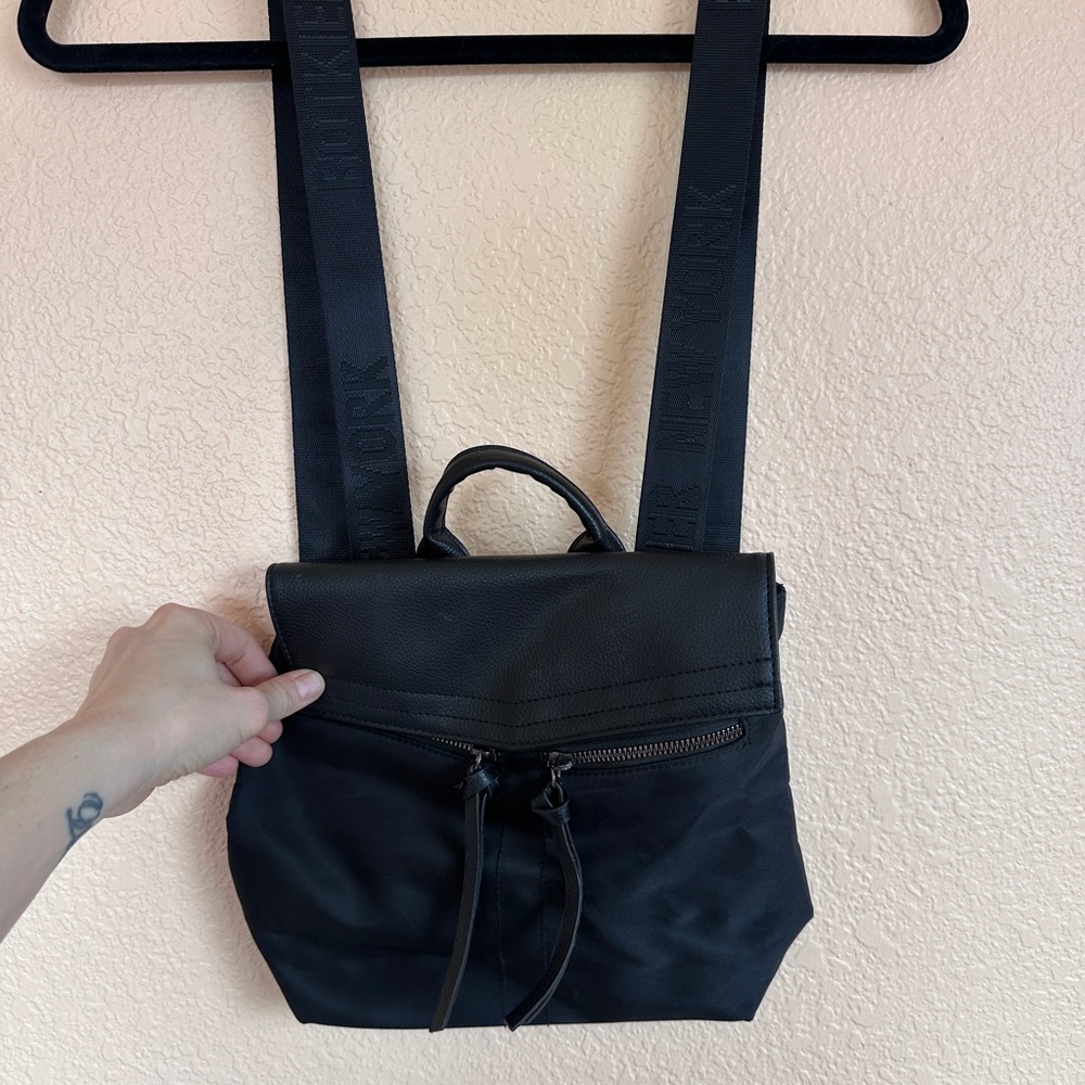 Black Backpack with Adjustable Straps